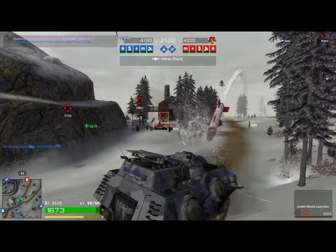 Red Alert 2: Apocalypse Rising - Allied Guardian GI/Battle Fortress Gameplay #1