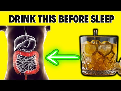 90% of Diseases Start Here! 🍹 Drink This Before Bed to Cleanse Your Body!