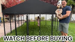 The BEST and LAST pet kennel you will buy - Maison Backyards 10X10 HEAVY DUTY pet kennel - Review