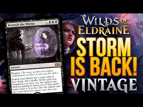 TOURNAMENT WINNING Beseech the Mirror Storm in Vintage — Eternal Weekend Deck | Magic: The Gathering