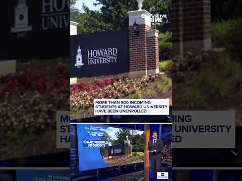 Students lose spots at Howard University over tuition payments weeks before classes