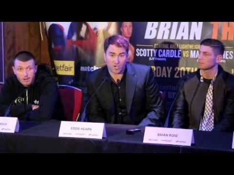 BRIAN ROSE TO FIGHT JOACHIM ALCINE ON APRIL 20TH (2013) / BLACKPOOL PRESS CONFERENCE / iFILM LONDON