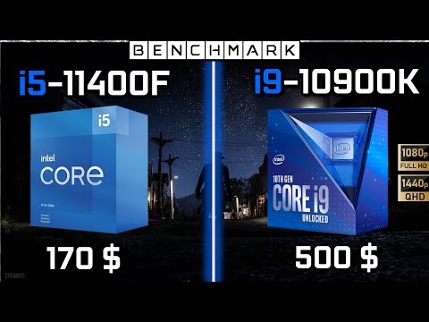 Intel i5-11400F vs i9-10900K // Test in 8 Games // RTX 3090