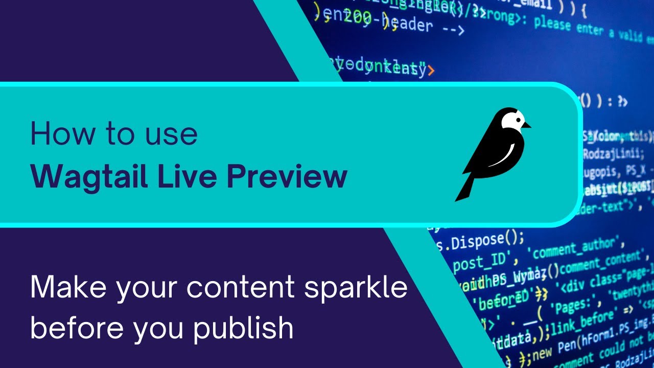 How to use Wagtail Live Preview