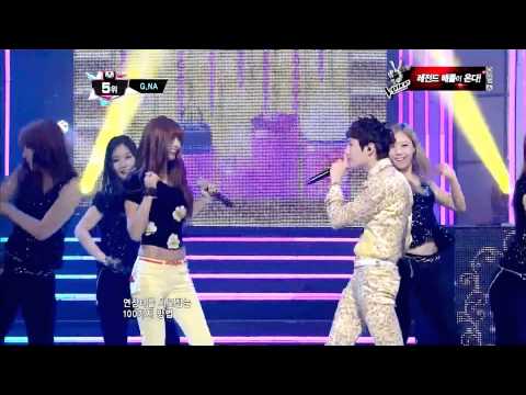 [130404] G.NA (지나) ft. Jung Il Hoon (정일훈) - Oops! (웁스!) @ MNet MCountdown