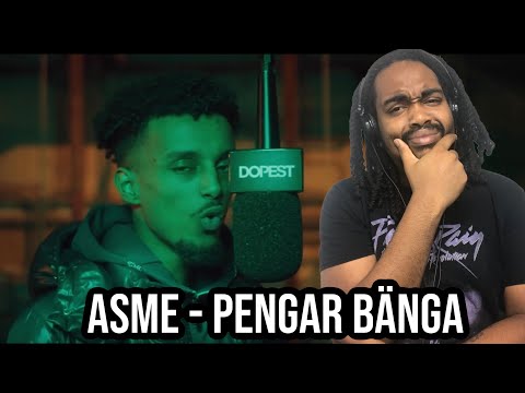SWEDISH RAP REACTION Asme - Pengar Bänga | DOPEST SESSIONS