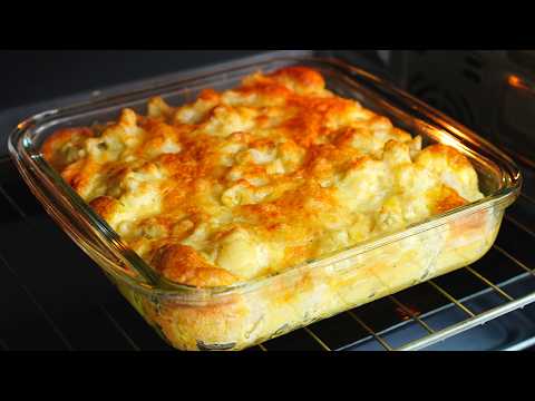 Just pour egg over cauliflower, and the result will be amazing!