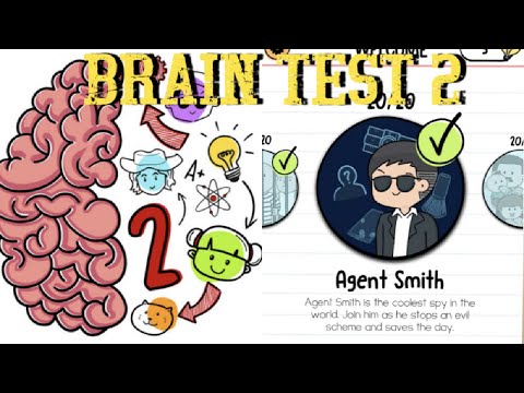 Brain Test 2 Tricky Stories Agent Smith All Levels 1-20 Solution Walkthrough - YouTube