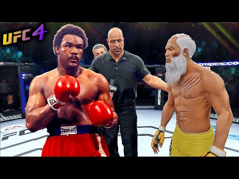 Old Bruce Lee vs. George Edwards Foreman - EA Sports UFC 4
