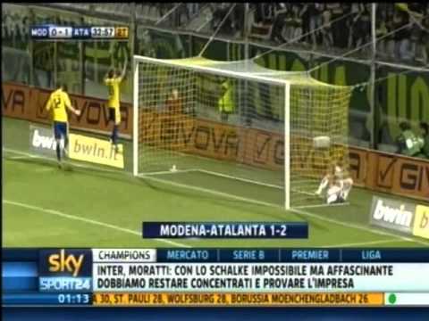Modena - Atalanta 1-2 I gol di Ruopolo, Signori e Bjelanovic