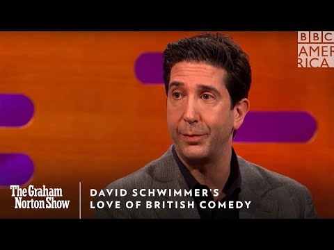 デヴィッド・シュウィマーの英国コメディ愛｜グラハム・ノートン・ショー｜金曜@夜11時｜BBCアメリカ (David Schwimmer's Love of British Comedy | The Graham Norton Show | Friday @ 11pm | BBC America)