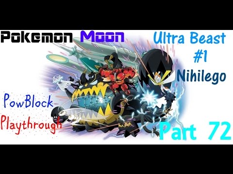 Pokemon Moon (3DS) Playthrough pt72 - Ultra Beast Hunt #1 Nihilego