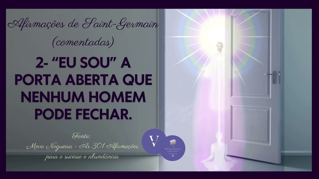 EU SOU a PORTA ABERTA que nenhum homem pode fechar.