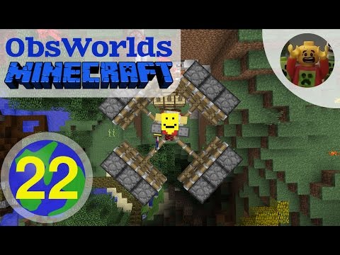 Jim Plays ObsWorlds Minecraft E22 - Crazy Contraptions