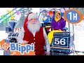 We Wish You A Merry Christmas 1 Hour Of BLIPPI Holiday Educational Train Songs For Kids