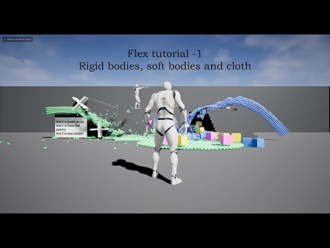 Flex tutorial   1 Rigids, cloth and softbodies
