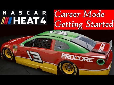NASCAR Heat 4 Career Mode - Getting Started Creating Our Team (Xbox One)