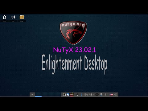 NuTyX Linux 23.02.1 | Enlightenment Desktop