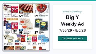 Big Y Weekly Ad (7/30/26 - 8/5/26) Top Deals