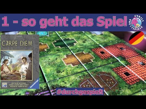 Carpe Diem - Komponenten & Regeln - Cyrils Brettspiele(S185E01)