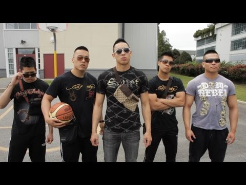 Asian Gangsters Play Basketball