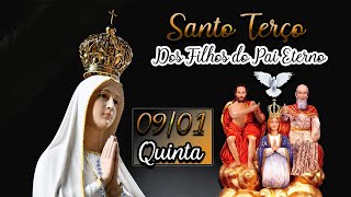 Terço dos Filhos do Pai Eterno | 09 de Janeiro Quinta (09/01/25) - Oração da Manhã | Terço Hoje