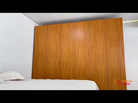 Video thumbnail of Guarda Roupa Casal Coliseu 100 MDF 6 Portas e 6 Gavetas Moderna Mobília