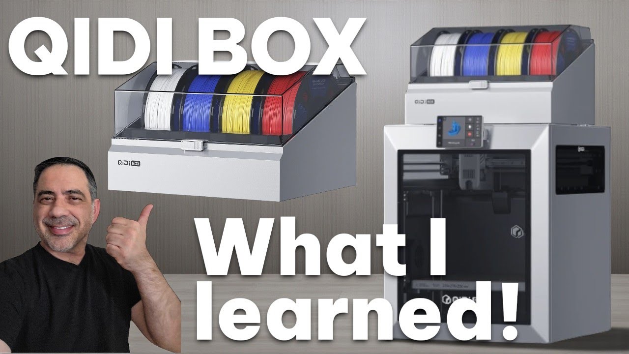 QIDI BOX What you should know!  — 4-Channel Color, 65°C Drying & RFID Smart Spools