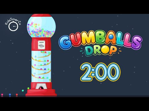 2 Min Gumball Machine Countdown Fun Visual Timer For Kids