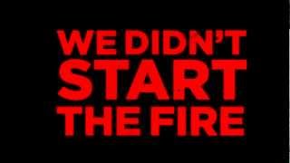 King Charles - We Didn&#39;t Start The Fire (Lyrics)