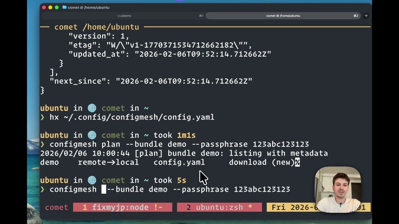 ConfigMesh demo video