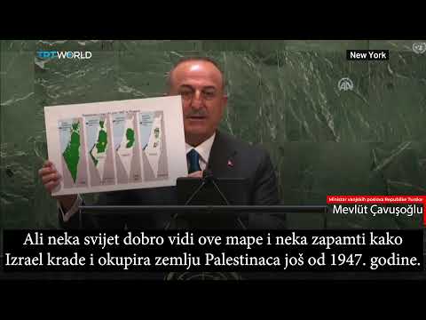 Turski ministar otkrio istinu o izraelskoj krađi Palestine