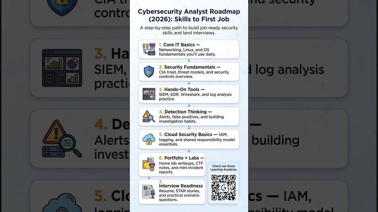 The Exact Path to Your First Cybersecurity Role #cybersecurity #careerguide #tech
