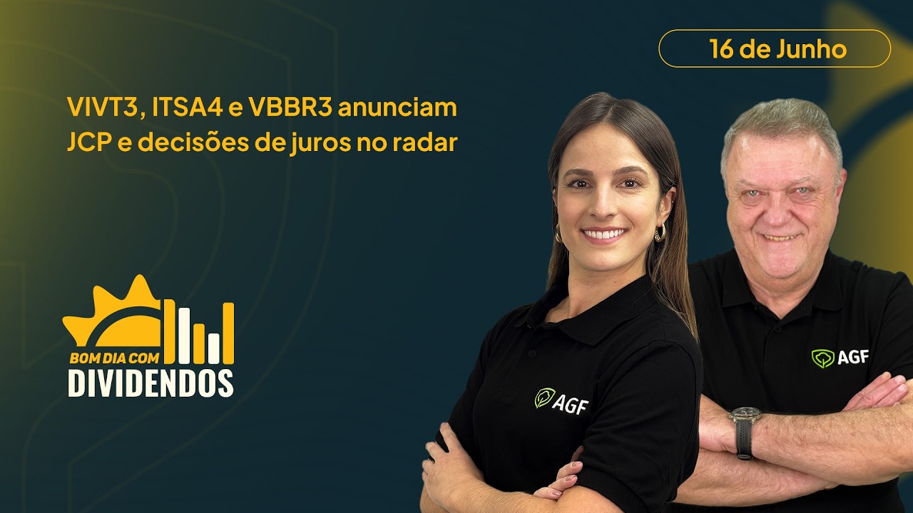 VIVT3, ITSA4 e VBBR3 anunciam JCP e decisões de juros no radar | Bom Dia com Dividendos