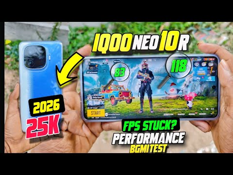 iQOO neo 10r 2026 Gaming review | iQOO neo 10r origin os 6 update bgmi test | 90 fps Stuck issue?