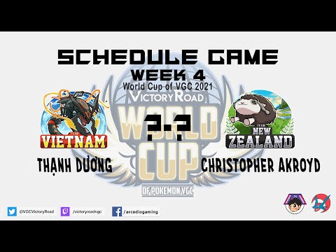 [Bình luận] VictoryRoadVGC World Cup - Thạnh Dương (Việt Nam) vs Christopher Akroyd (New Zealand)