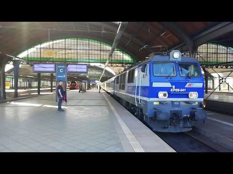 EP09-041 (EU: 150 008-7) z iC 8306 "MALCZEWSKi" (KOŁOB.-PRZEM.GŁ.) - opóźn. start z WR.GŁ.