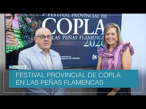 Presentación del III Festival Provincial de Copla en las Peñas Flamencas