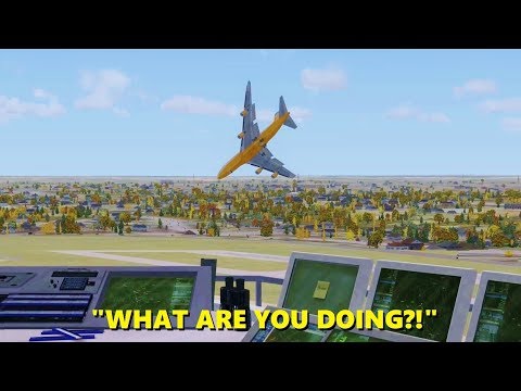 747 Pilot LOSES HIS MIND in Flight Simulator X (Multiplayer ATC)