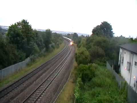 Class 43 CrossCountry with a blast on the horn