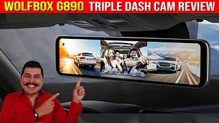WOLFBOX G890 4K Mirror Dash Cam Review (GPS & Park Mode)