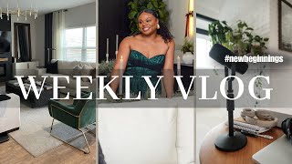 Vlog | College Football Mom, Podcast Set Design, & My New Year Goals for 2025