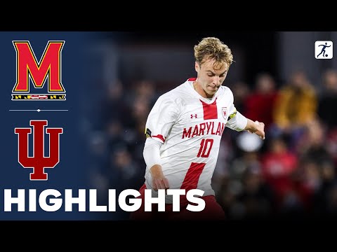 Maryland vs Indiana | What a Game | NCAA College Soccer | Highlights - October 24, 2025