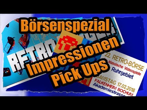 Retrobörse Bochum Falkenheim 17.02.2018 Impressionen + Pick Ups - RetroJaeger
