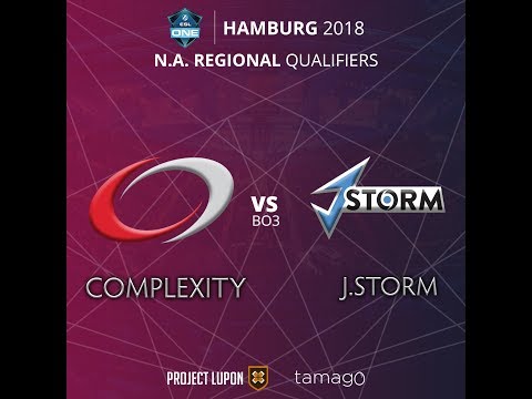 Complexity vs J.Storm Game 1 (BO3) | ESL One Hamburg 2018
