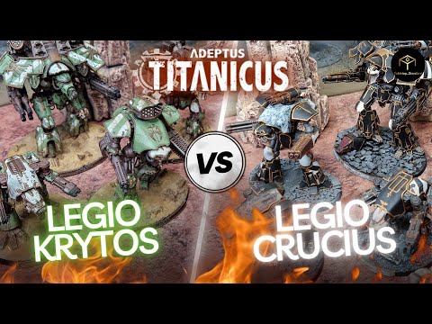 Adeptus Titanicus Match Play Battle Report - Legio Krytos vs Legio Crucius