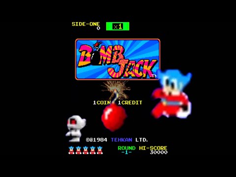 Bomb Jack Arcade Version Intro  - 1984 - Retro Gaming