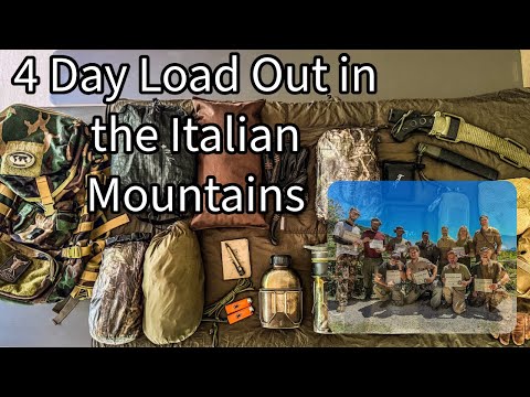 4 Day Load Out in the Mountains of Italy Pathfinder School Worldwide Intermediate Course