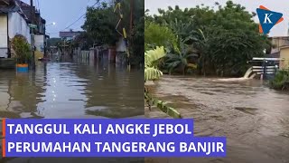 Download lagu Perumahan Pinang Griya Permai Banjir akibat Tanggul Kali Angke Jebol mp3