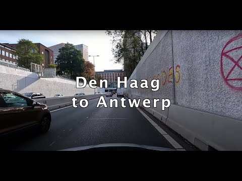 Den Haag | A4 Highway | Antwerp | 4K drive